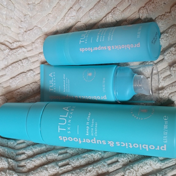 TULA acne heroes- NEW Breakout star 1.7oz Clear It Up 1oz Keep It Clear 6.3oz*